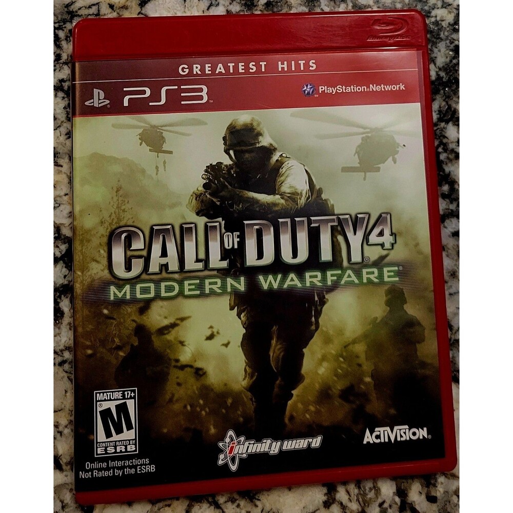 SONY PLAYSTATION 3 PS3: CALL OF DUTY MODERN WARFARE/ No Manual/ Tested & Working